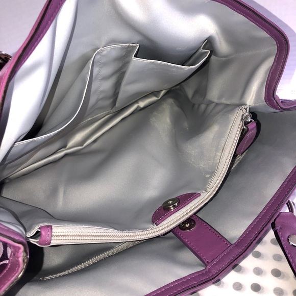 NWOT Plum Penelope Carry All Shoulder Coach Bag - Picture 6 of 7